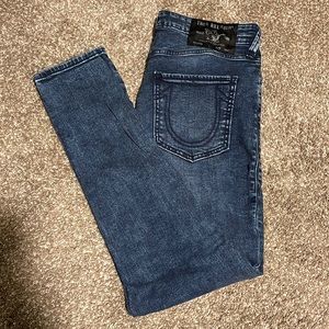 True Religion Jennie Curvy mid rise skinny size 31 stretchy jeans